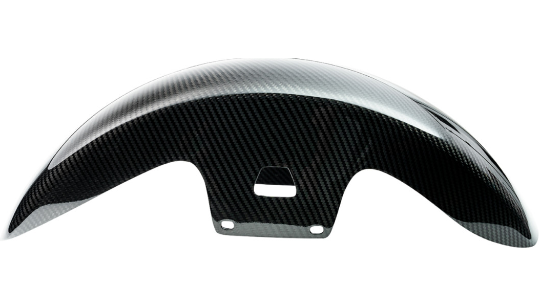 SLYFOX Carbon Fiber Front Fender - Gloss Black