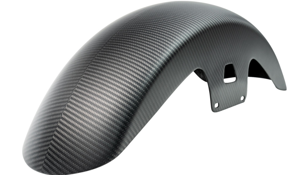 SLYFOX Carbon Fiber Fender - Front - Mid Length - Matte Black