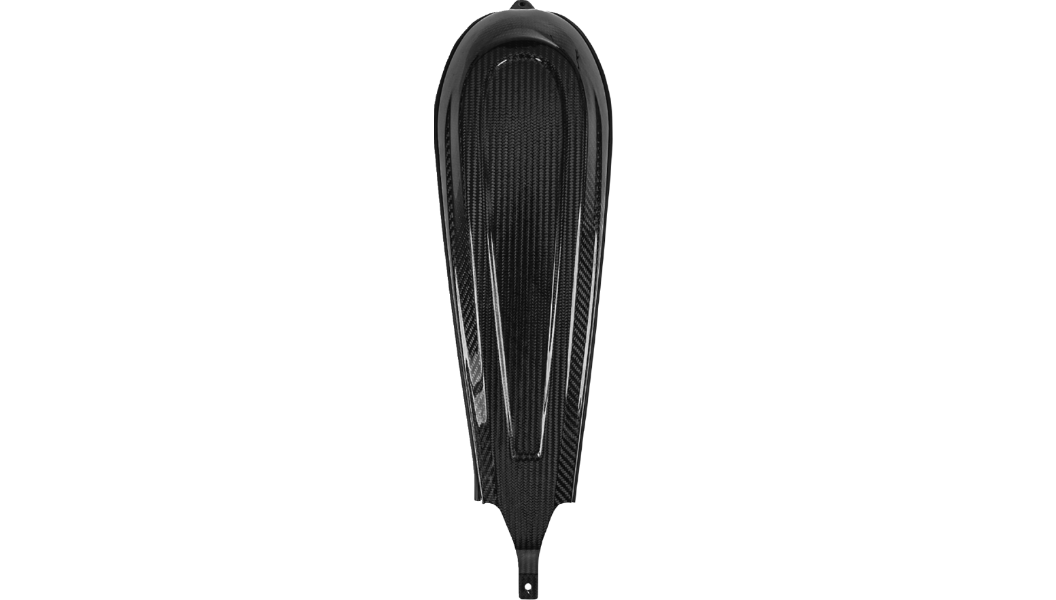 Saddlemen Carbon Fiber Dash Panel For Touring Models - Side Fill - Carbon Fiber/Gloss
