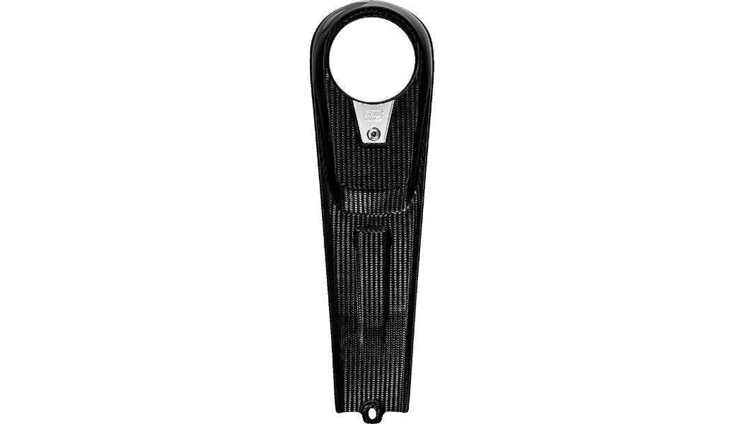 Saddlemen Carbon Fiber Dash Panel For M8 Softail Models - Carbon Fiber/Gloss