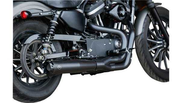 S&S Cycle 50 State 2:1 Black Exhaust for XL
