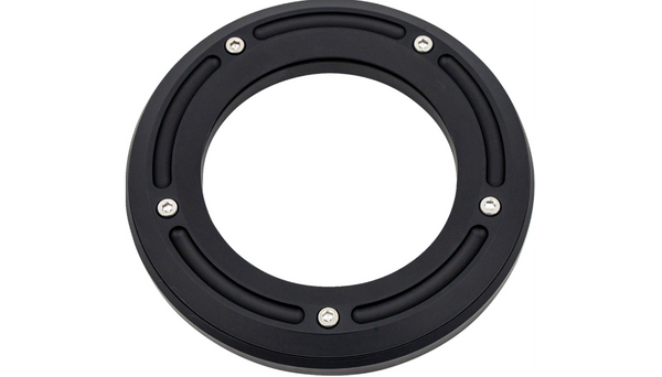 TRASK Assault Derby Cover with Window - Matte Black - Big Twin