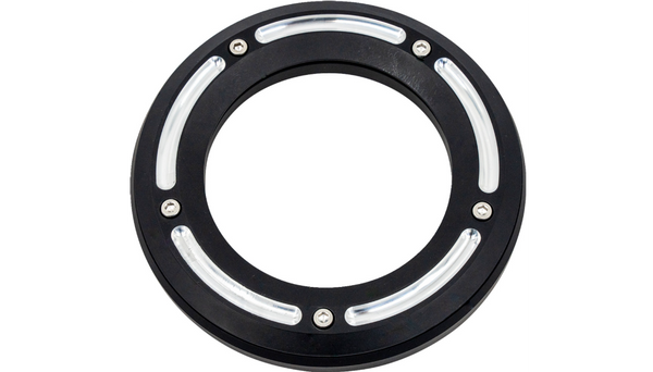 TRASK Assault Derby Cover with Window - Reverse Cut - Big Twin