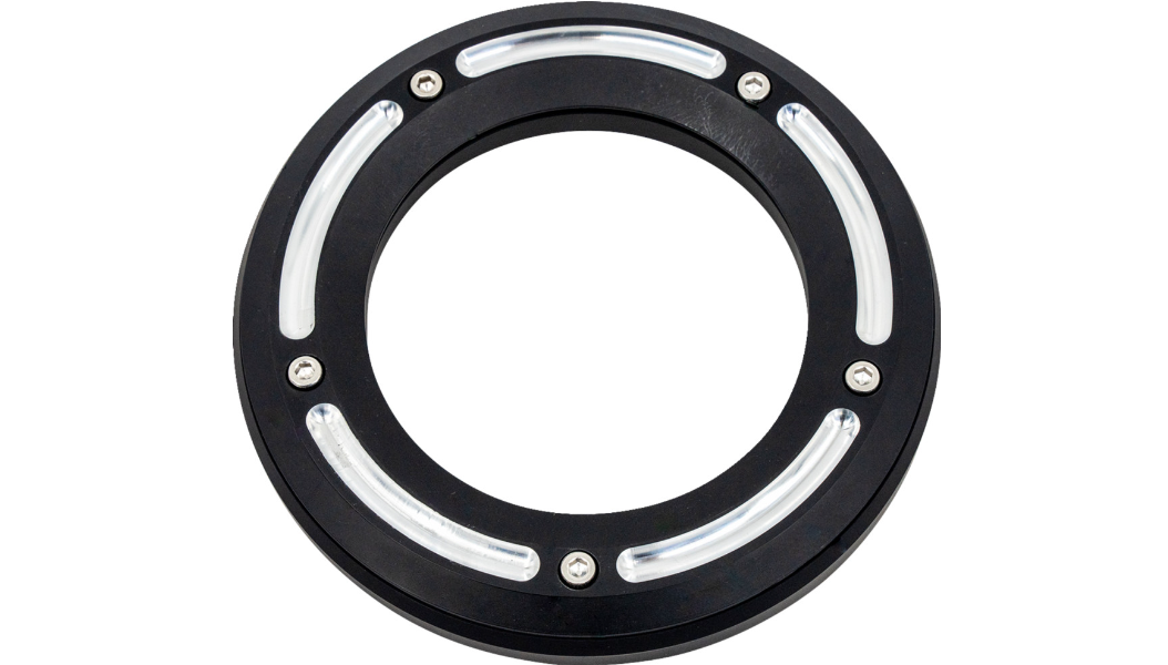 TRASK Assault Derby Cover with Window - Reverse Cut - Big Twin