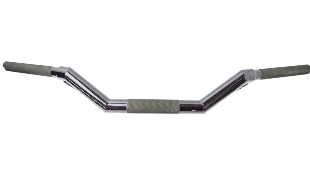 TRASK 1-1/4" V-Line Handlebar - Moto - Chrome