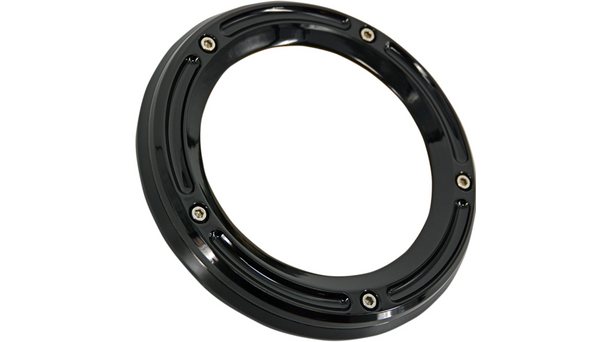 TRASK Assault Derby Cover - Gloss Black - Big Twin