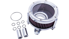 TRASK Assault Charge High-Flow Air Cleaner - Chrome