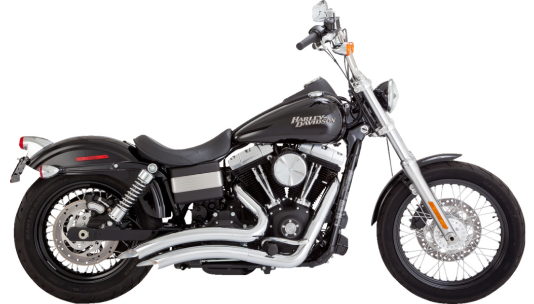 Vance and Hines 2-into-2 Big Radius Exhaust System - Chrome