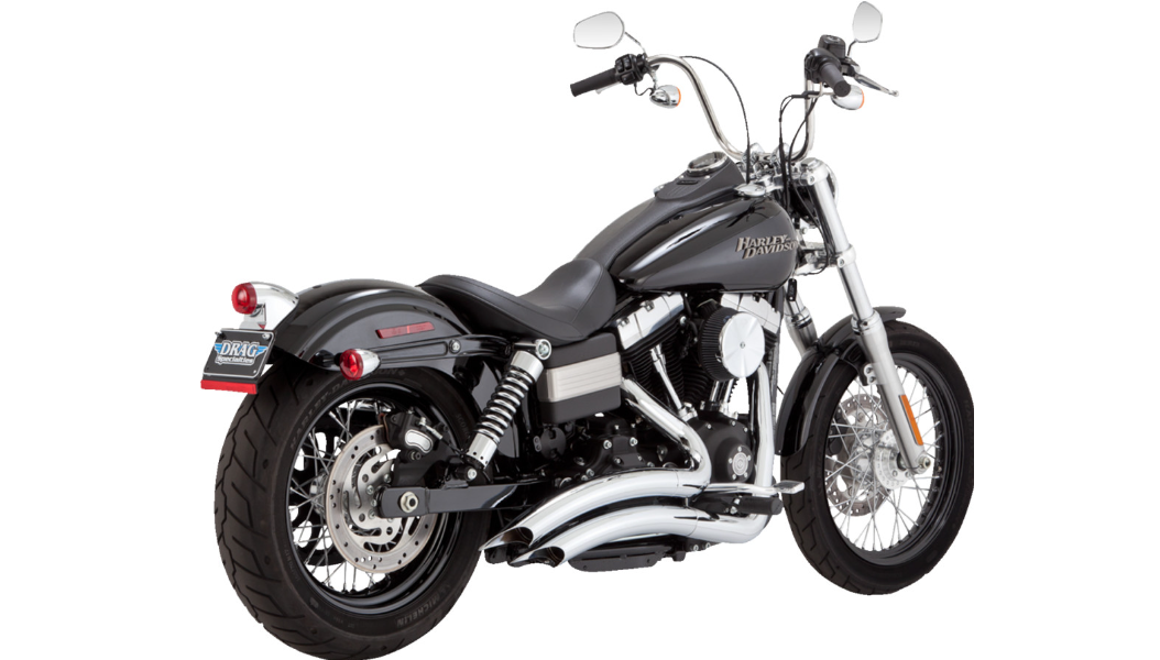 Vance and Hines 2-into-2 Big Radius Exhaust System - Chrome