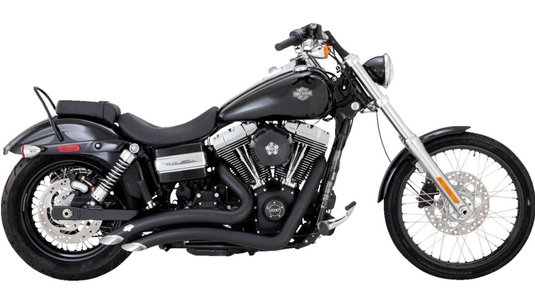Vance and Hines 2-into-2 Big Radius Exhaust System - Matte Black
