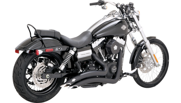 Vance and Hines 2-into-2 Big Radius Exhaust System - Matte Black