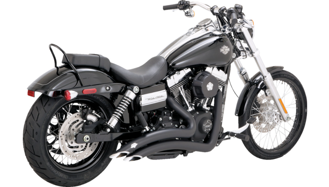 Vance and Hines 2-into-2 Big Radius Exhaust System - Matte Black
