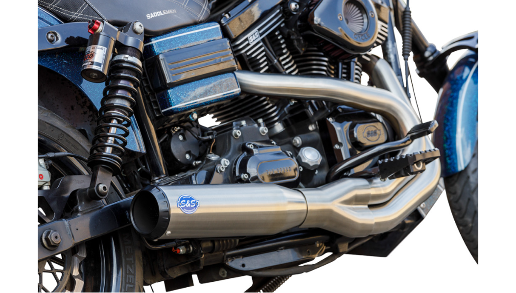 Vance and Hines 2-into-1 Qualifier Exhaust System - Brushed