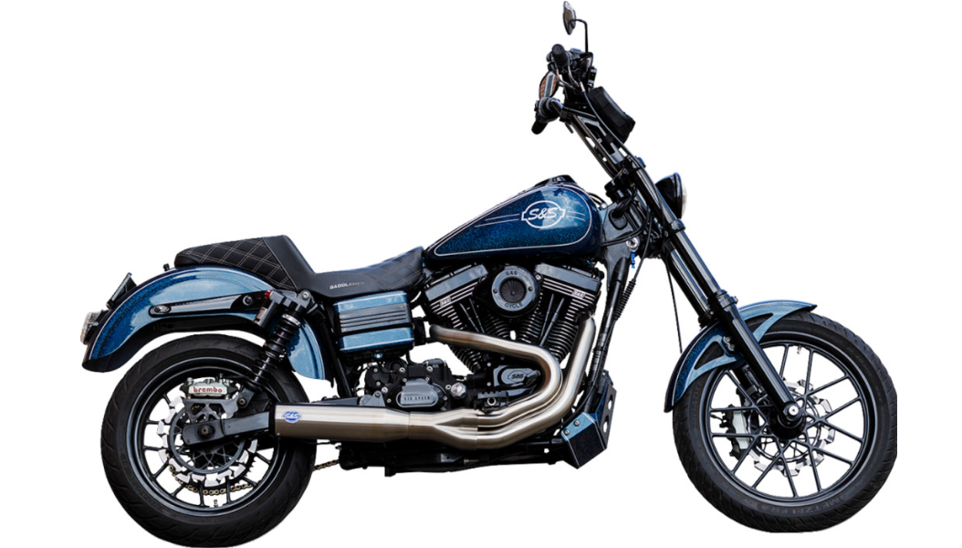 Vance and Hines 2-into-1 Qualifier Exhaust System - Brushed