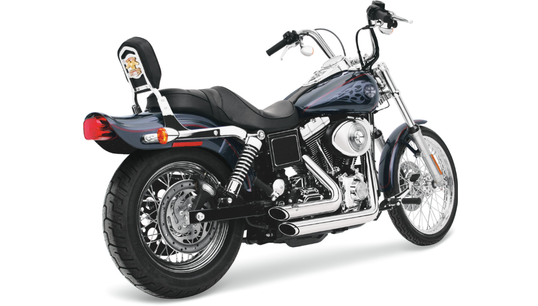 Vance and Hines Shortshots Staggered Exhaust System - Chrome