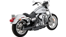 Vance and Hines 3" Twin Slash Slip-On Muffler - Black