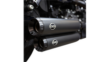 S&S Cycle Grand National Slip-On Mufflers - Black