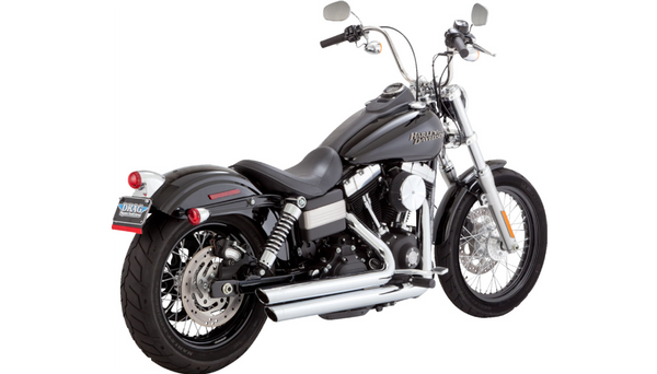Vance and Hines Big Shots Staggered Exhaust System - Chrome