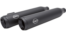 S&S Cycle Grand National Slip-On Mufflers - Black
