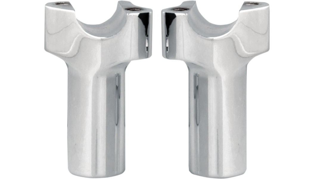 WILD 1 Chubby® Billet Risers - 3-1/2" - Chrome