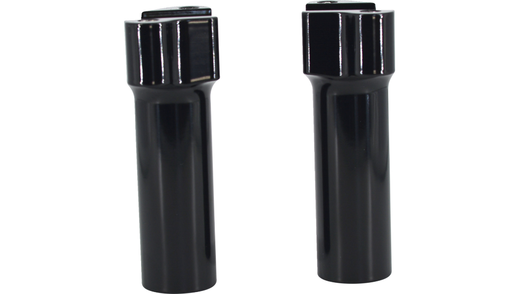 WILD 1 Chubby® Billet Risers - 4-1/2" - Gloss Black