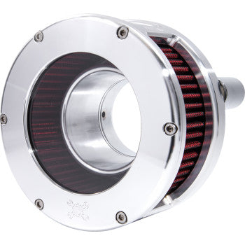 Air Cleaner - BA Series - Clear Cover - Red Filter - M8