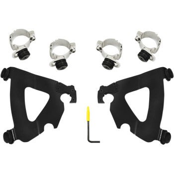 Memphis Shades Road Warrior Mounting Kit - Black - Fxd