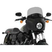Memphis Shades Roadwarrior Cafe Shield - Vented - Black Smoke -11"