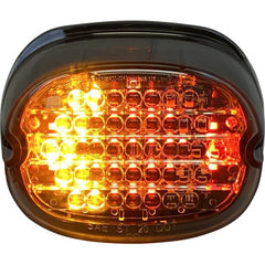 Low Profile LED Taillight with Integrated Auxiliary Turn Signals