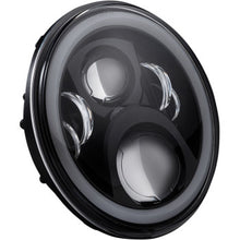 Custom Dynamics 7" Halo Headlamp With Touring Adapter