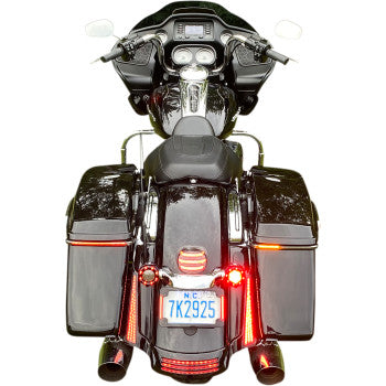 LED Low-Profile BAGZ™ Accent Saddlebag Lights (Select '14-'23 FL Models)