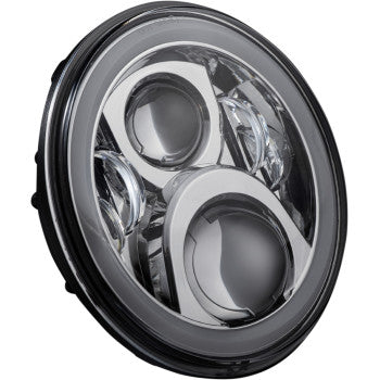 7" Halo Headlamp with Touring Adapter