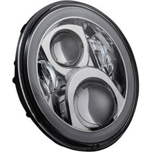 Custom Dynamics 7" Halo Headlamp With Touring Adapter