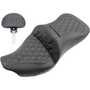 Saddlemen 2008-2020 Flhr, Flht, Flhx & Fltr Extended Reach Roadsofa™ Ls Seat With Driver'S Backrest