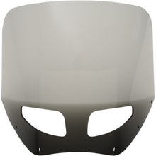 Memphis Shades Roadwarrior Cafe Shield - Vented - Black Smoke -13"