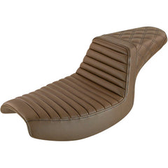 Step Up Seat - Tuck and Roll/Lattice Stitched - Brown - FXR