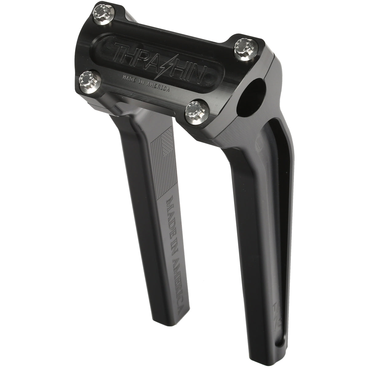 Thrashin Supply 9.5" Pull Back Thrashin Risers - Black