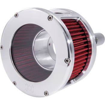 Air Cleaner - BA Race Series - Clear Cover - Red Filter - M8