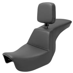 *NEW* Tour Step Up Seat - Rider Backrest - Plain - Dyna '06-'17