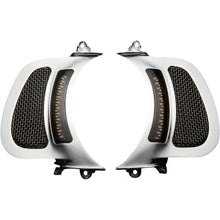 Custom Dynamics Genesis® 4 Dynamic Led Road Glide® Vent Inserts Amber/White