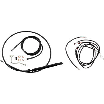 Black Cable Kits For Baggers with 18" Handlebars