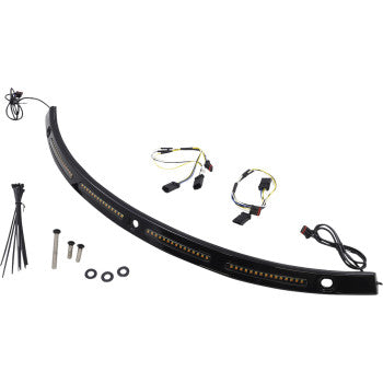 Custom Dynamics Genesis® 4 Dynamic Led Batwing Windshield Trim - Standard Flash