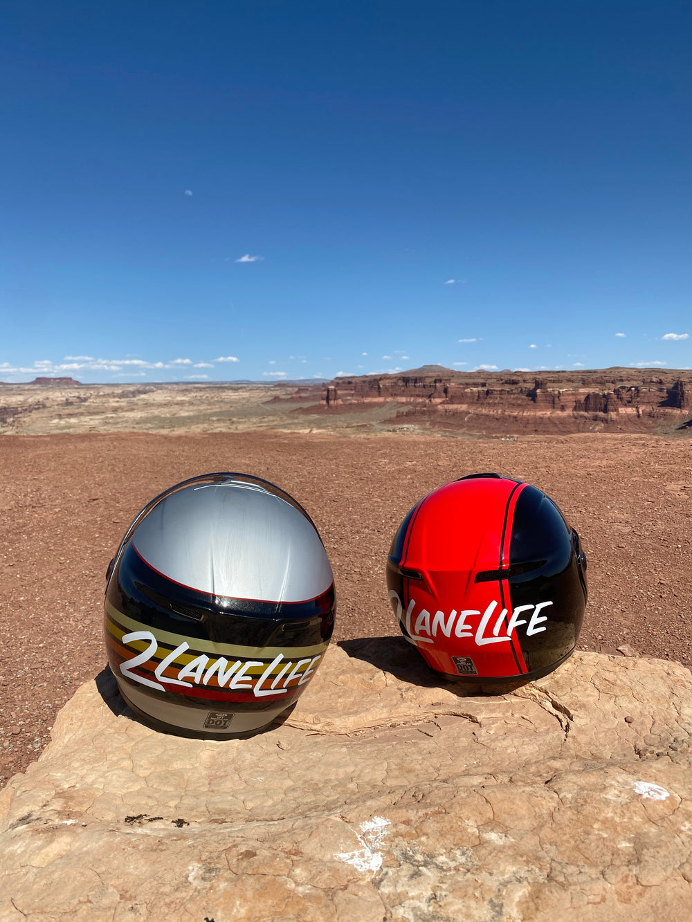 Custom Hand Painted Helmet Lettering 2LaneLife