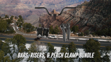 Thrashin Supply Bars, Risers, & Perch Clamp Kit - High Bend Bars