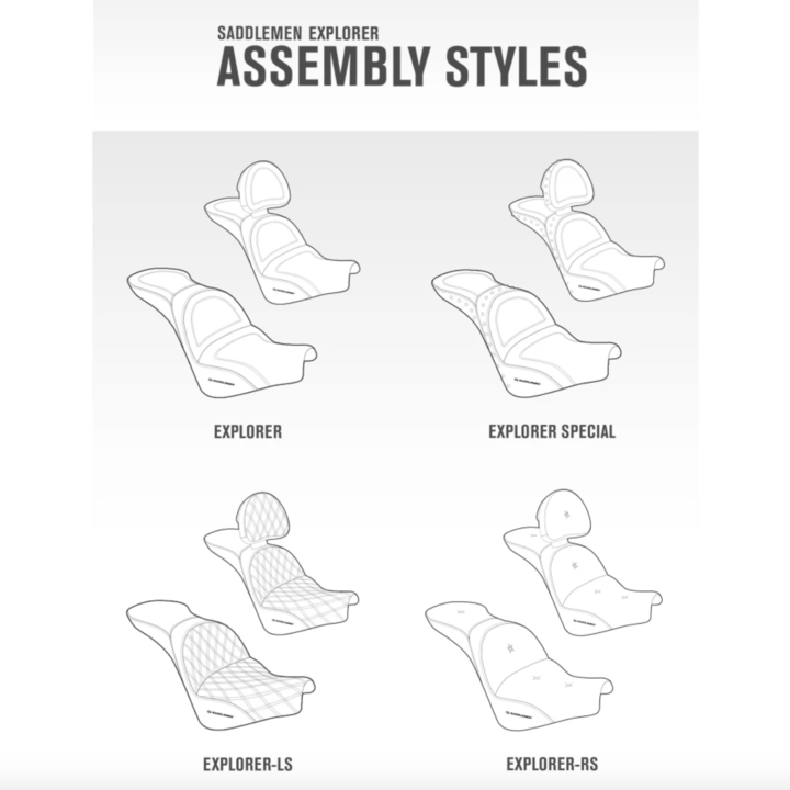 1996-2003 FXDWG Dyna Wide Glide Explorer™ Ultimate Comfort Seat