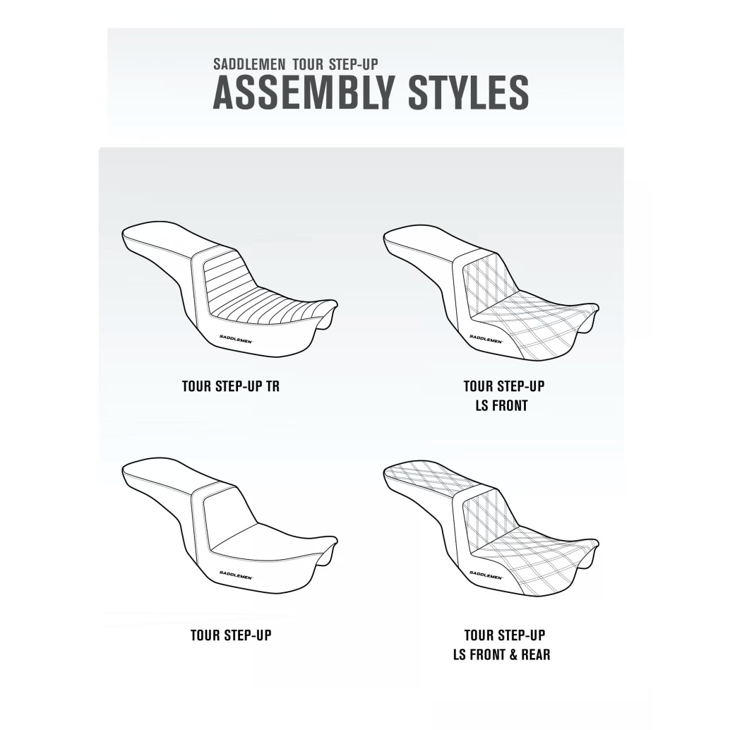 2008-2023 FLHR, FLHT, FLHX & FLTR Tour Step-Up™ TR Seat