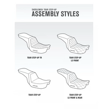 Saddlemen 2008-2023 Flhr, Flht, Flhx & Fltr Tour Step-Up™ Tr Seat