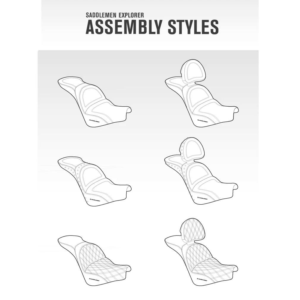 2004-2022 XL Sportster Explorer™ Ultimate Comfort Seat (Forty-Eight and 3.3G Tank)