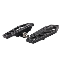 Apex Mini Floorboards - Black - Dyna, Sportster, FXR, Softail