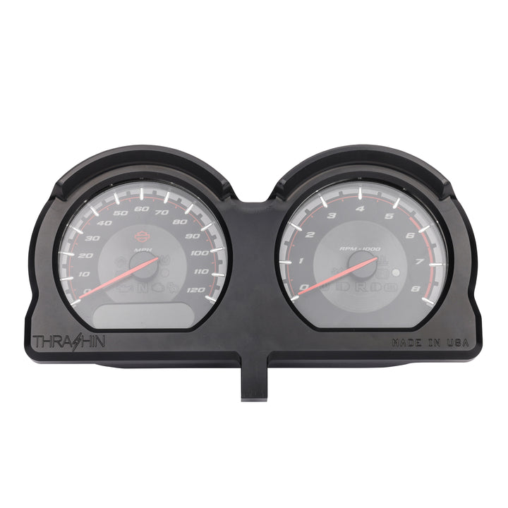 Road Glide Gauge Relocation - Black